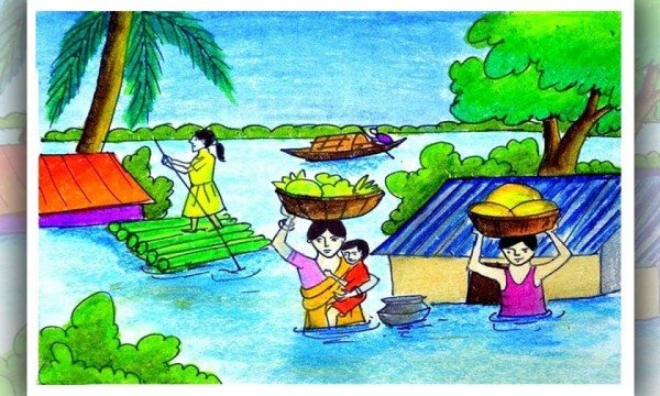 বন্যায় ৫ জেলায় ডুবেছে ১২ হাজার হেক্টর ফসলি জমি